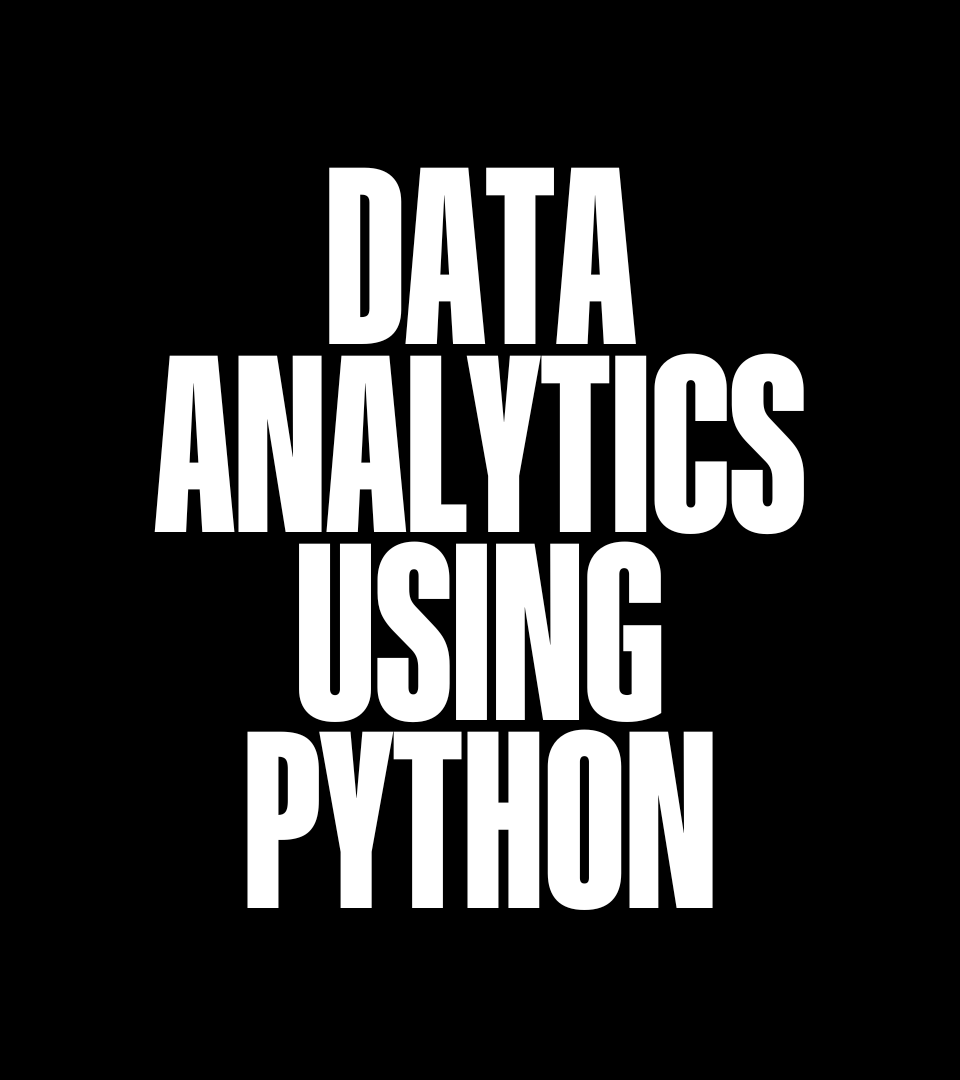Data Analytics using Python