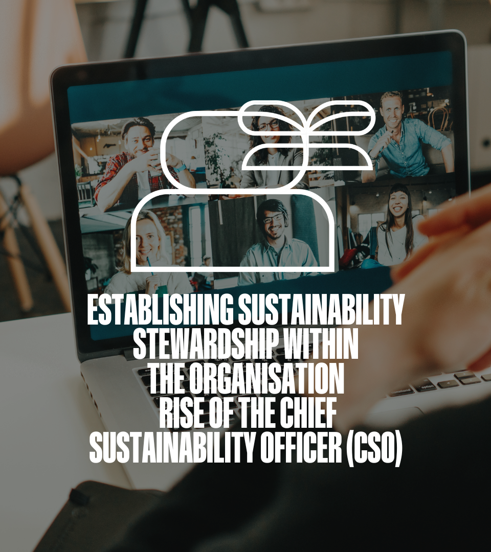 Establishing Sustainability Stewardship - Rise of the Sustainability Officer(CSO)